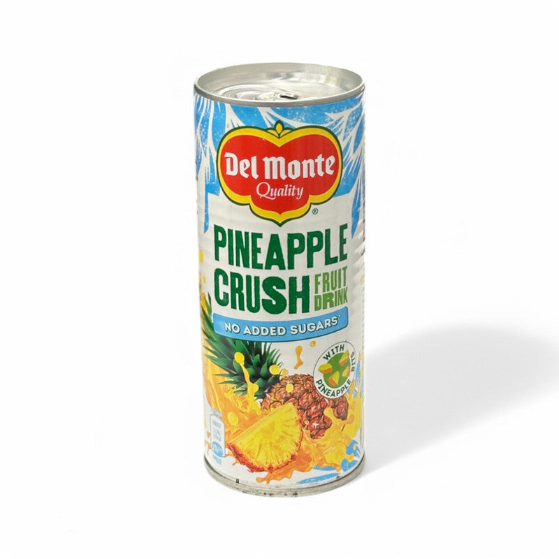 Del Monte Pineapple Crush Fruit Drink No Added Sugar With Fruit Pieces 240 Ml - Eden's Market