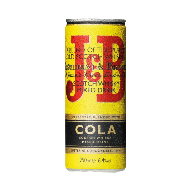 J&B Scotch Whisky Mixed Drink 25Cl - Eden's Market