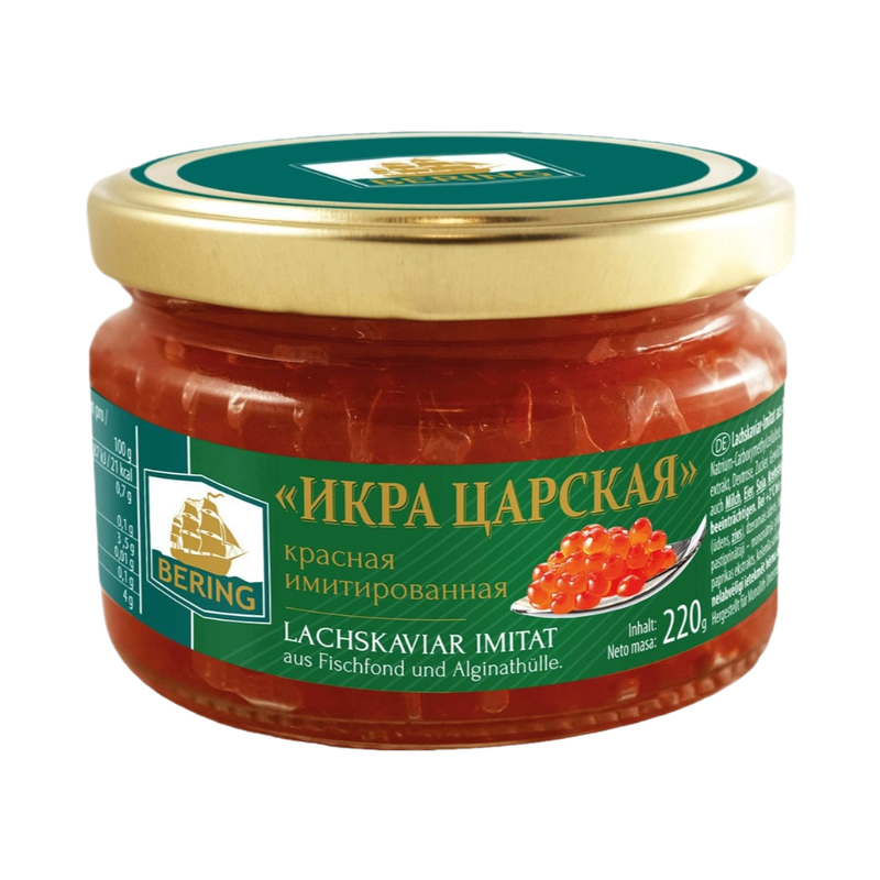 Bering Fish Red Caviar 220Gr - Eden's Market