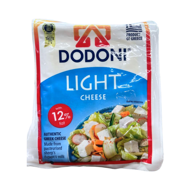 Dodoni Light Cheese 12% 180Gr - Eden's Market