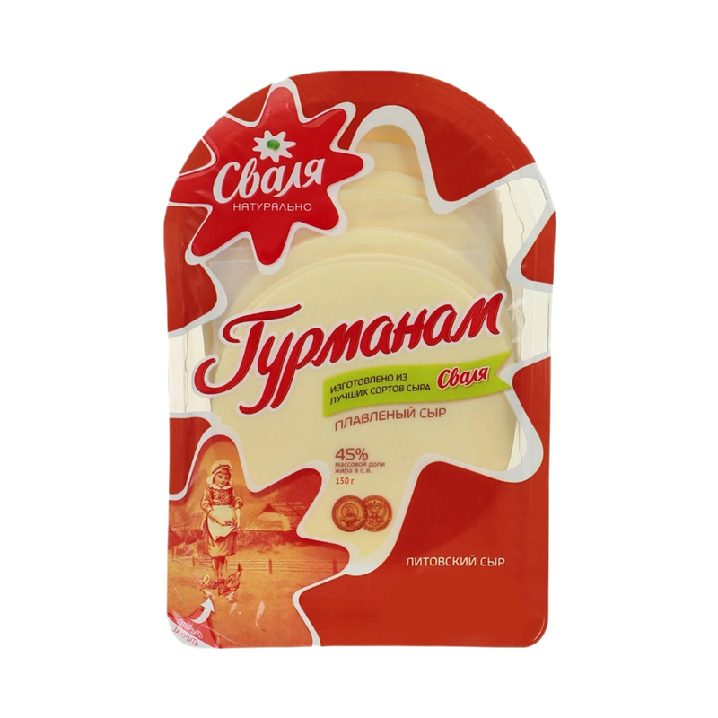 Svalya Cheese Slices 45% 150Gr - Eden's Market