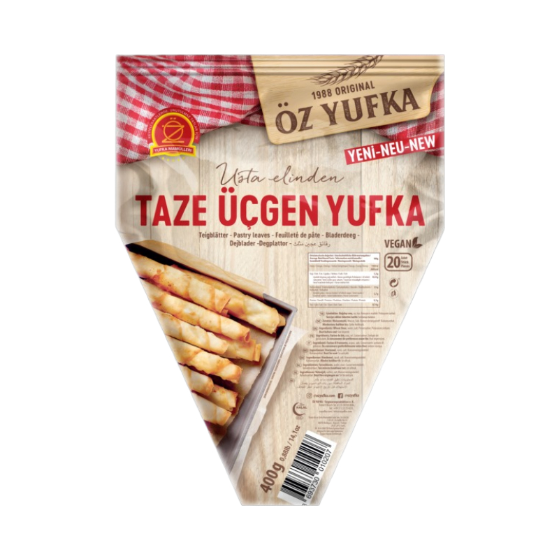 Oz Yufka Fresh Triangle Phyllo 400Gr - Eden's Market