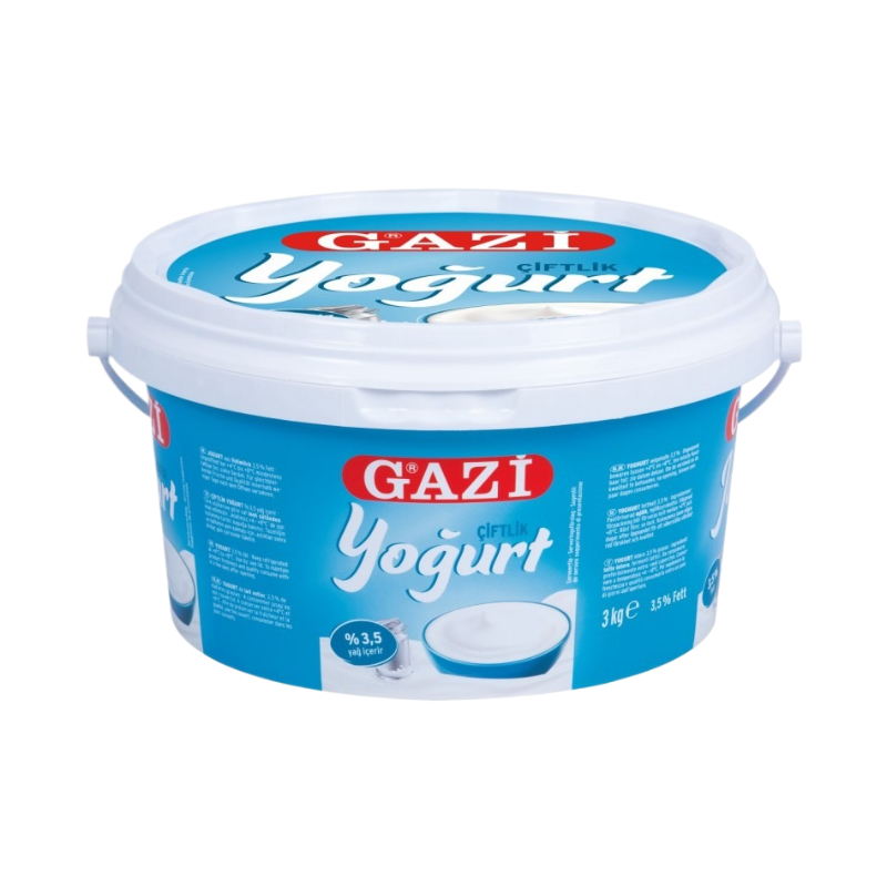 Gazi Yogurt 3.5% Fat 3Kg - Eden's Market