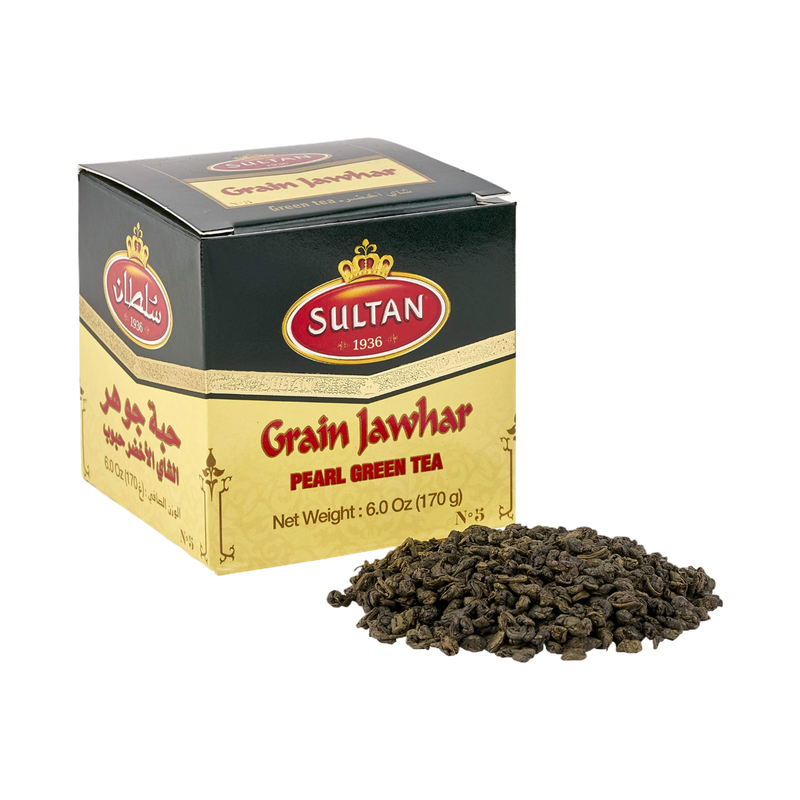 Sultan Al Jawhar Pearl Green Tea 200Gr - Eden's Market