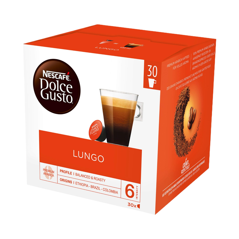 Nescafe Dolce Gusto Café Lungo Capsules 30 Piece - Eden's Market