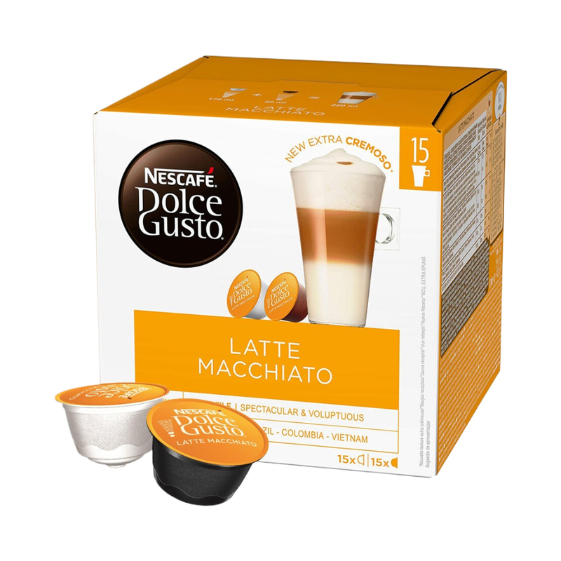 Nescafe Dolce Gusto Café Latte Macchiato Capsules 15 Piece - Eden's Market