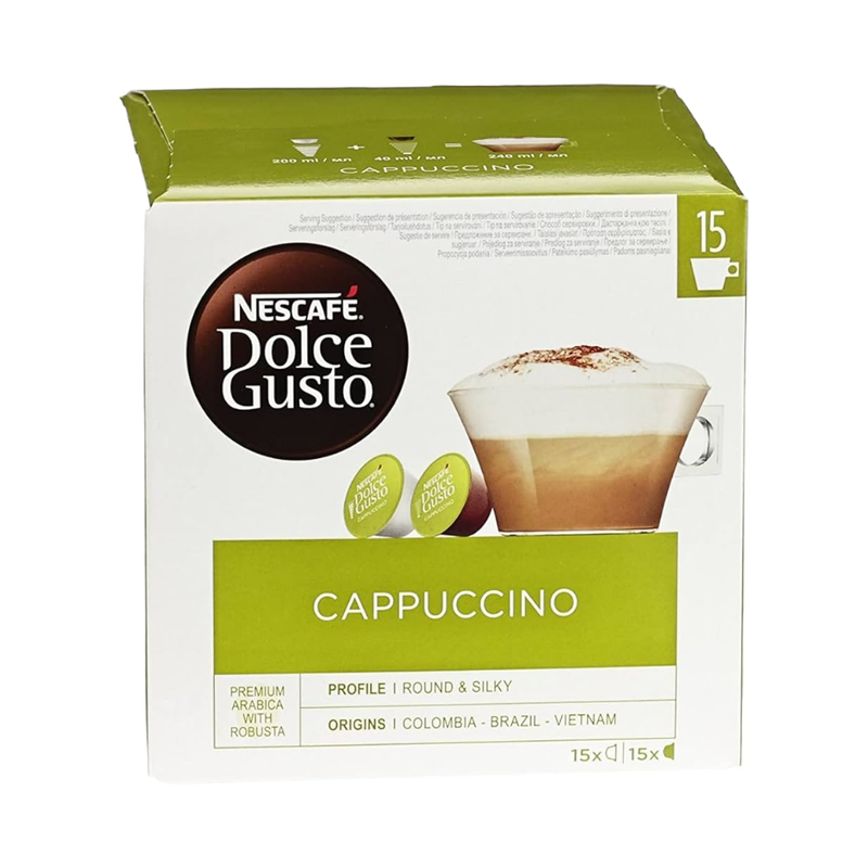 Nescafe Dolce Gusto Café Cappuccino Capsules 15 Piece - Eden's Market