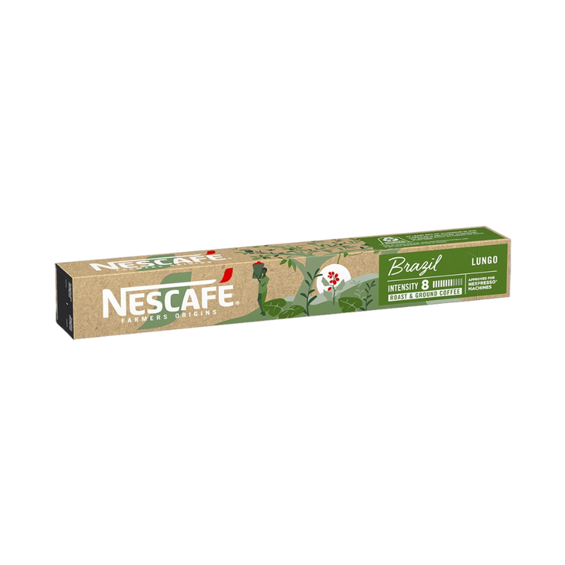 Nescafe Nespresso Café Lungo Brazil Intensity 8 10 Piece - Eden's Market