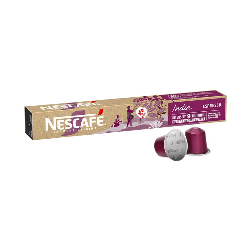 Nescafe Nespresso Café Espresso India Intensity 9 10 Piece - Eden's Market