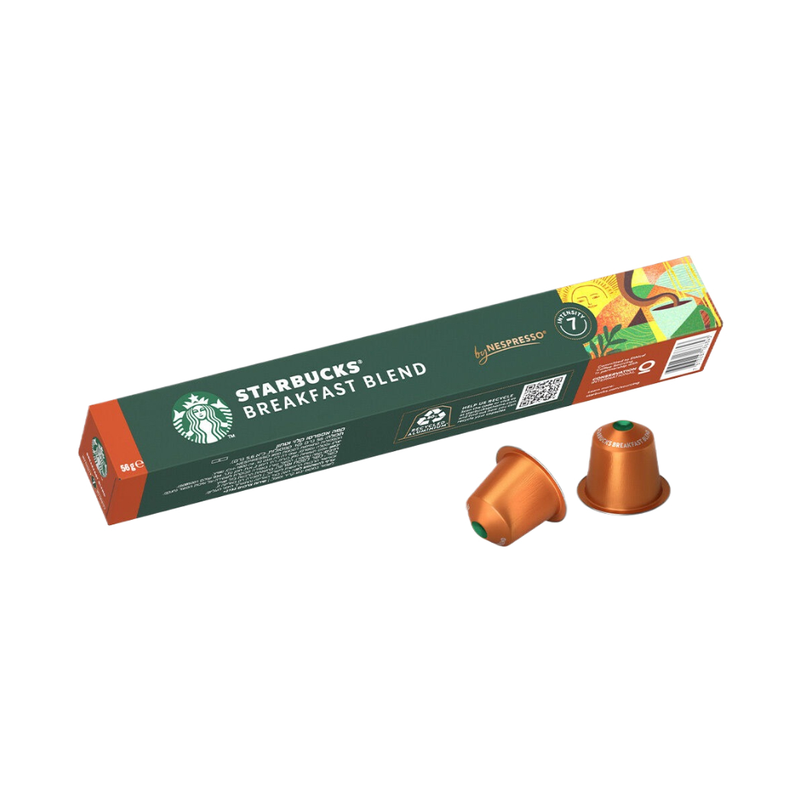 Starbucks Nespresso Café Breakfast Blend Intensity 7 10 Piece - Eden's Market