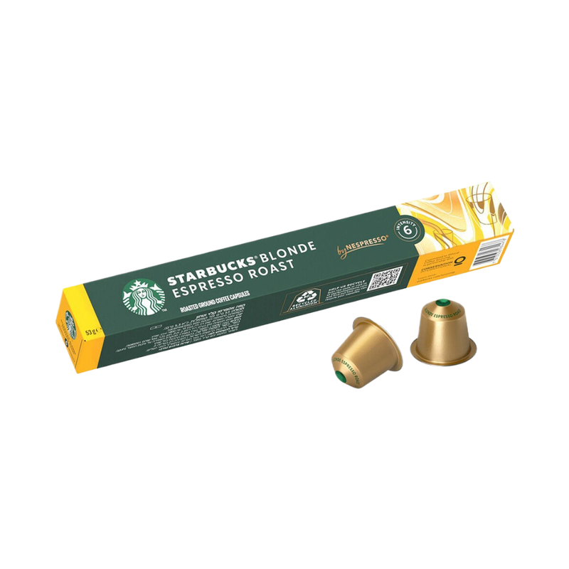 Starbucks Nespresso Café Blonde Espresso Roas Intensity 6 10 Piece - Eden's Market