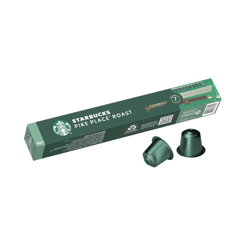 Starbucks Nespresso Café Pike Place Roast Intensity 7 10 Piece - Eden's Market