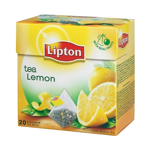 Lipton Black Lemon Tea 20 Piece - Eden's Market