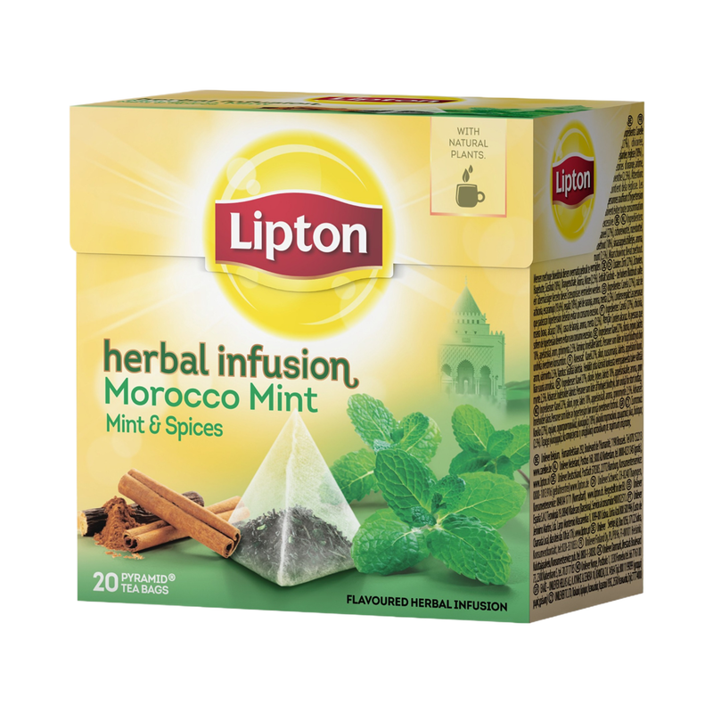 Lipton Herbal Infusion Morocco Mint & Spices 20 Piece - Eden's Market