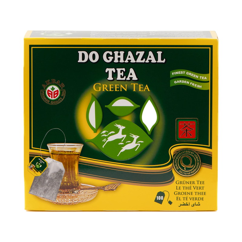 Do Ghazal Green Tea Bags 100 Piece - Eden's Market