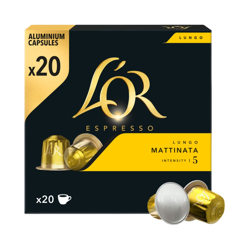 L'Or N5 Lungo Mattinata Coffee Capsules 20 Piece - Eden's Market