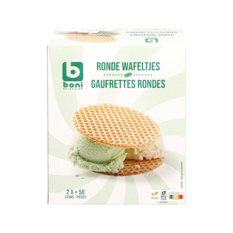 Boni Round Waffles 50 Piece - Eden's Market