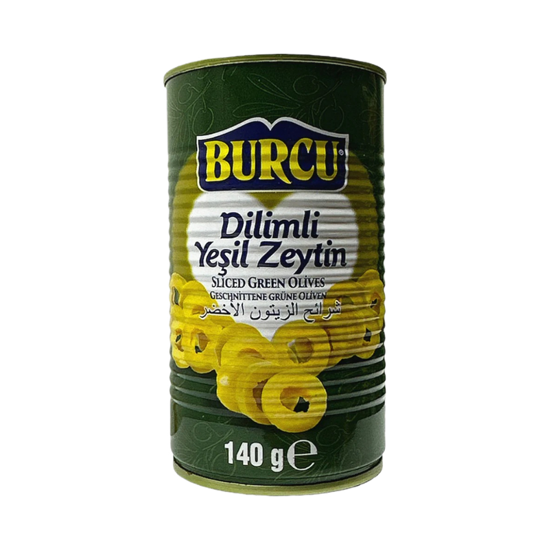 Burcu Sliced Green Olives 140Gr - Eden's Market