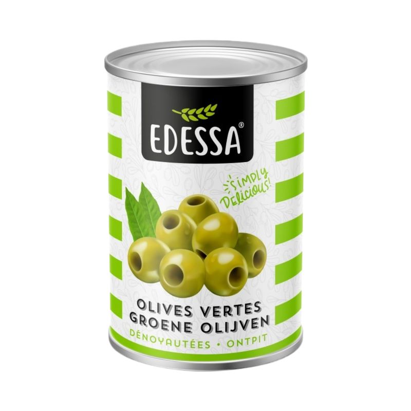 Edessa Green Olives Seedless 170Gr - Eden's Market