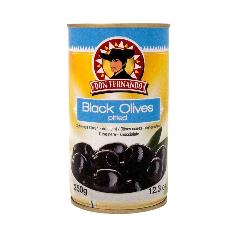 Don Fernando Black Olives Seedless 350Gr - Eden's Market