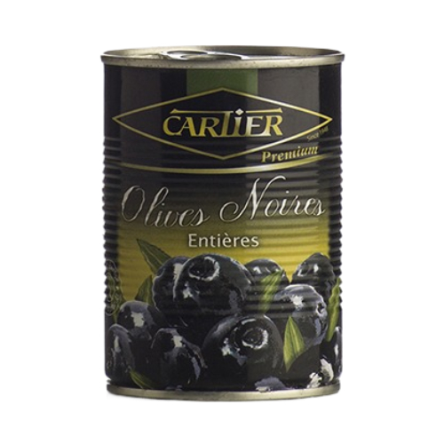 Cartier Black Olives Whole 400Gr - Eden's Market