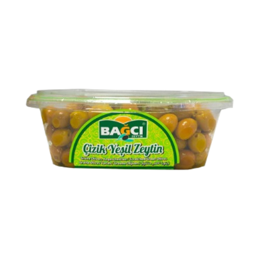 Bagci Scratched Green Olives 400Gr - Eden's Market