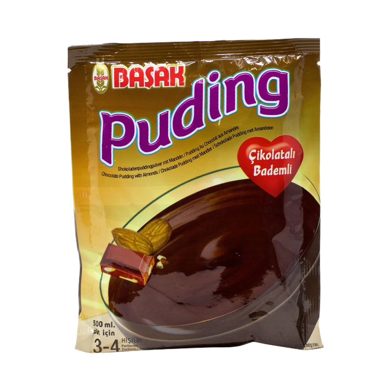 Basak Chocolate Pudding With Almonds 130Gr - Eden's Market