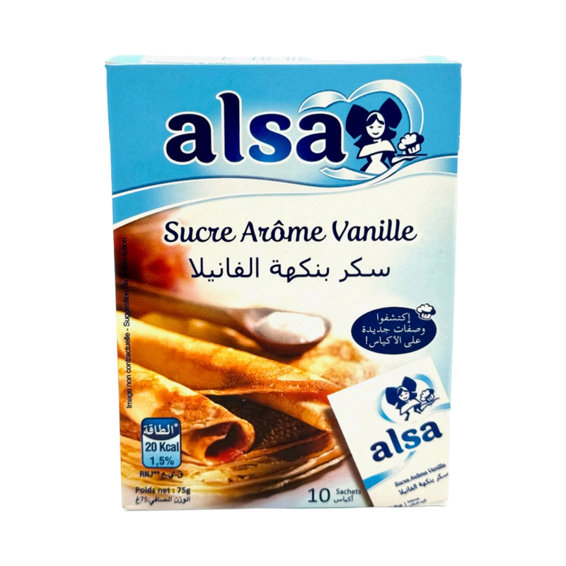 Alsa Vanilla Sugar 10X7.5Gr - Eden's Market