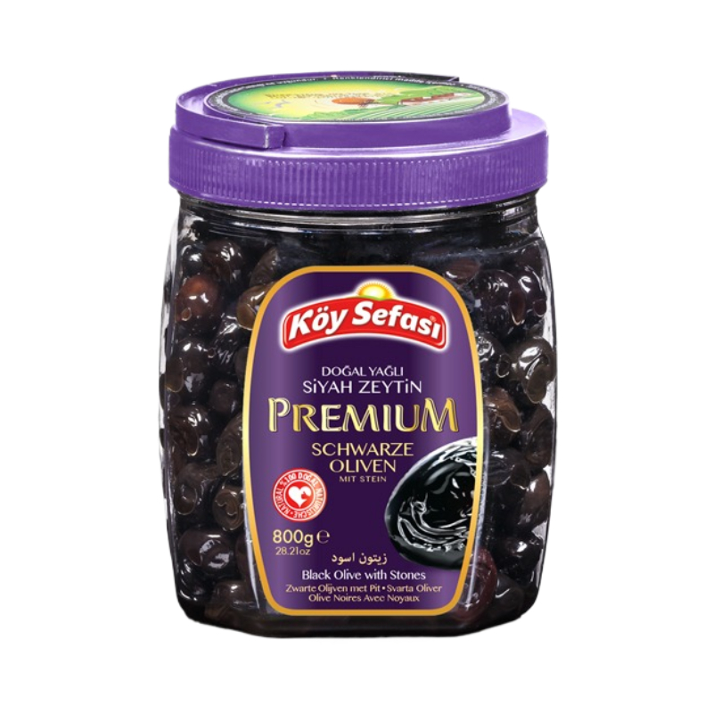 Koy Sefasi Premium Black Olives 450Gr - Eden's Market