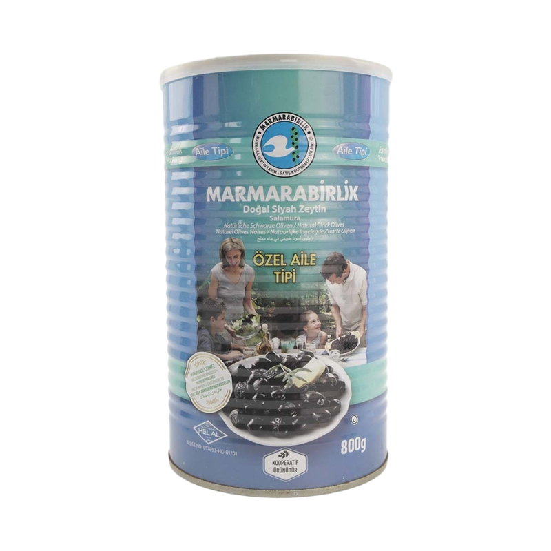 Marmarabirlik Natural Black Olives 800Gr - Eden's Market