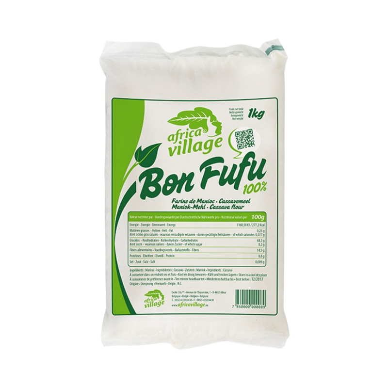 Africa Village Bon Fufu Cassava Flour 1Kg - Eden's Market