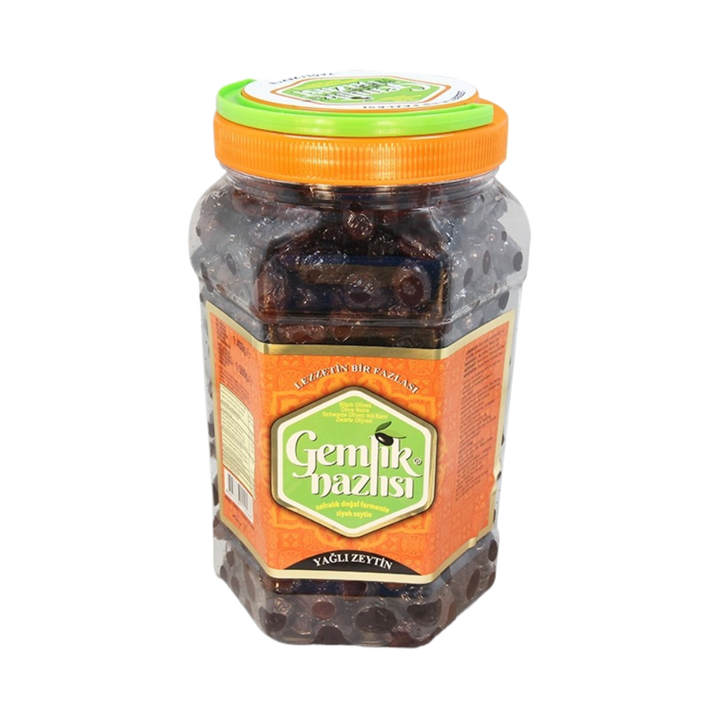 Bagci Gemlik Nazlisi Black Olives 1400G - Eden's Market