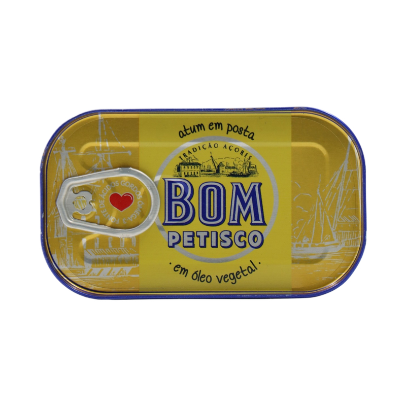 Bom Petisco Tuna Steak In Vegetable Oil 120Gr - Eden's Market