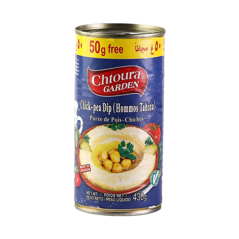 Chtoura Garden Hummus Tahina 400Gr + 50Gr - Eden's Market