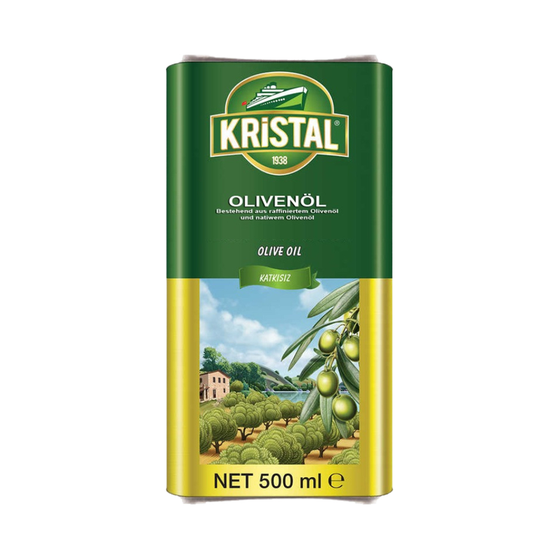 Kristal Olive Oil Tin 500Ml - Eden's Market