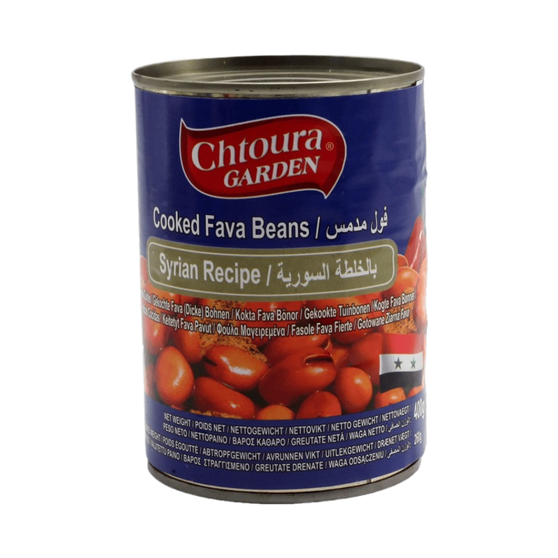 Chtoura Garden Cooked Fava Beans Syrian Recipie 400Gr - Eden's Market