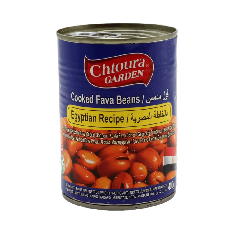 Chtoura Garden Cooked Fava Beans Egyptian Recipie 400Gr - Eden's Market