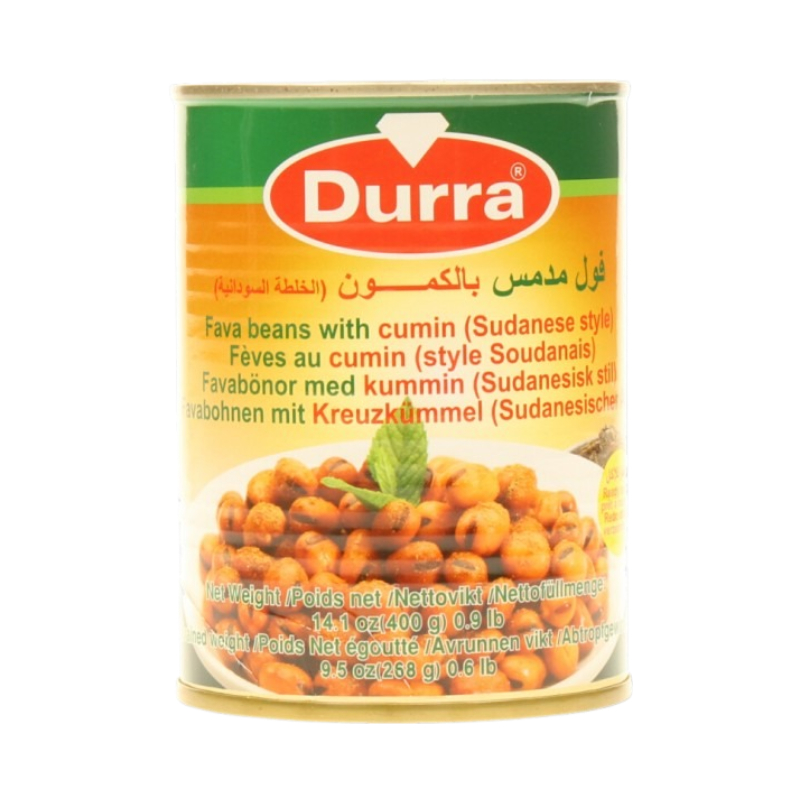 Durra Fava Beans With Kumin 370Gr - Eden's Market