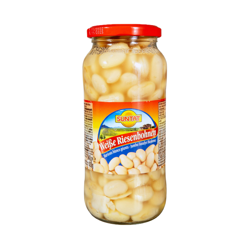 Suntat Giant White Beans 580Ml - Eden's Market