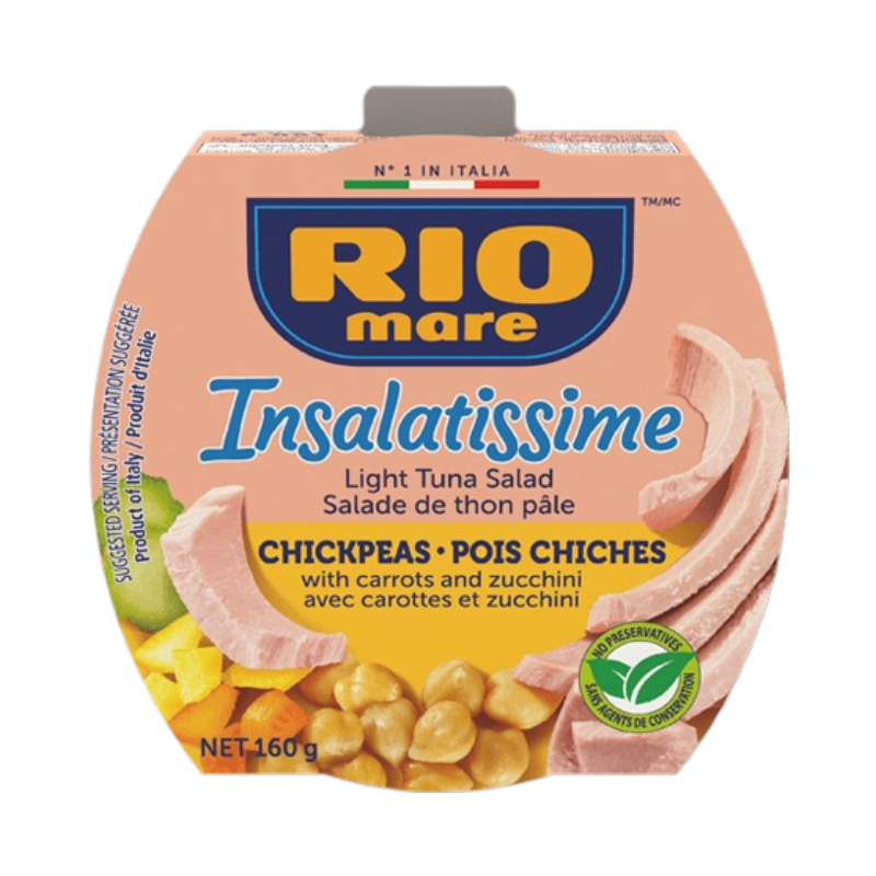 Rio Mare Tuna Salad With Chickpeas 160Gr - Eden's Market