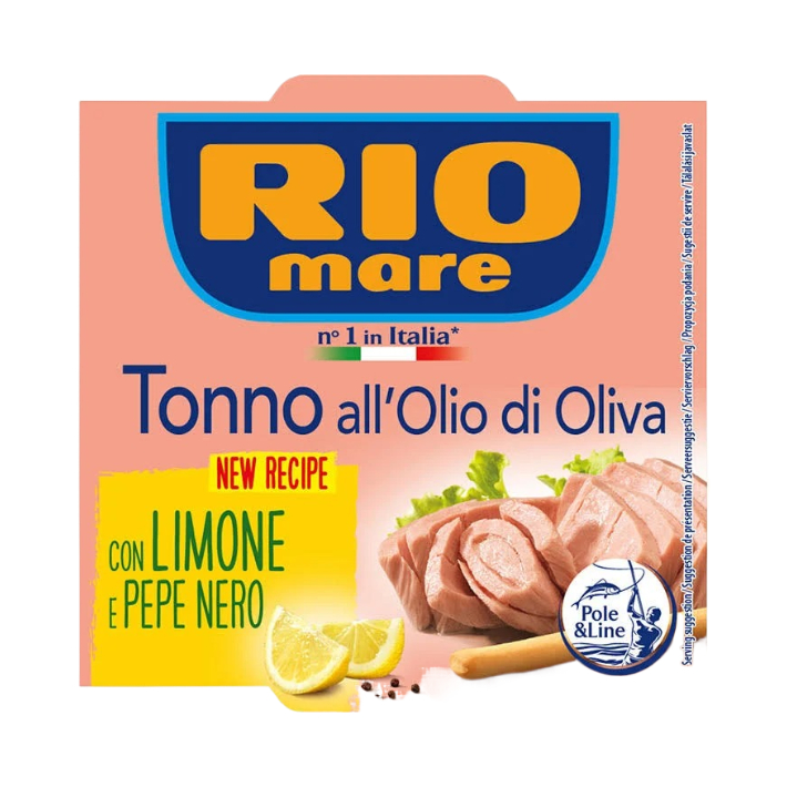 Rio Mare Tuna Lemon Pepper In Olive Oil 130Gr - Eden's Market