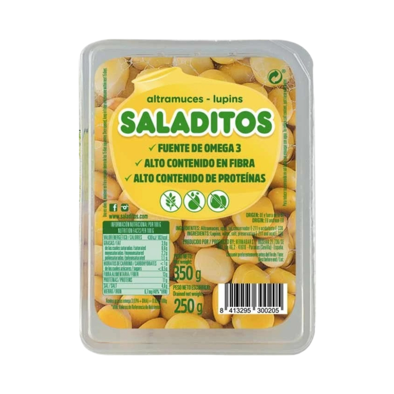 Saladitos Lupine Beans 350Gr - Eden's Market