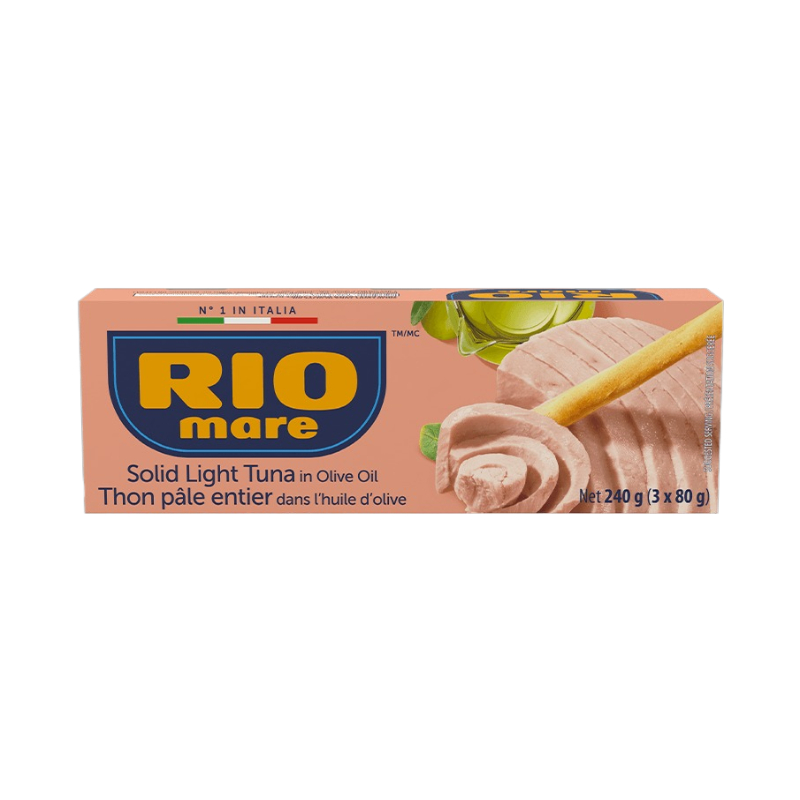 Rio Mare Solid Light Tuna In Olive Oil 3 Pack 3X80Gr - Eden's Market