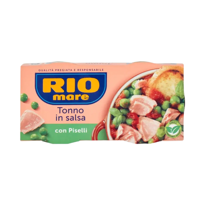 Rio Mare Solid Tuna In Sauce With Peas 2 Pack 2X160Gr - Eden's Market