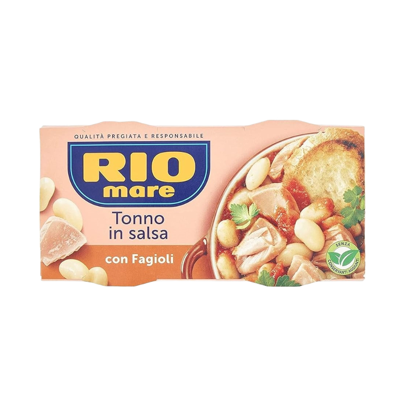 Rio Mare Solid Tuna In Sauce With Beans 2 Pack 2X160Gr - Eden's Market