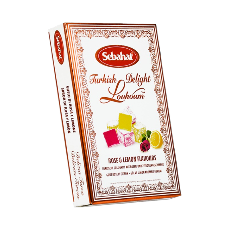 Sebahat Turkish Delight (Rose & Lemon) 200Gr - Eden's Market