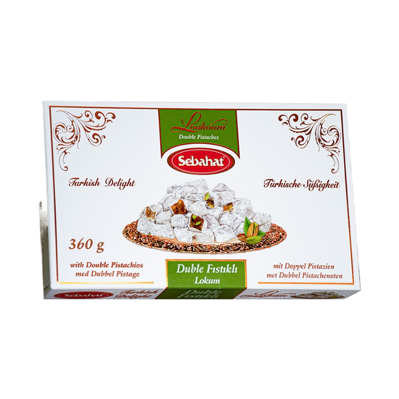 Sebahat Turkish Sweets With Double Pistachios 360Gr - Eden's Market