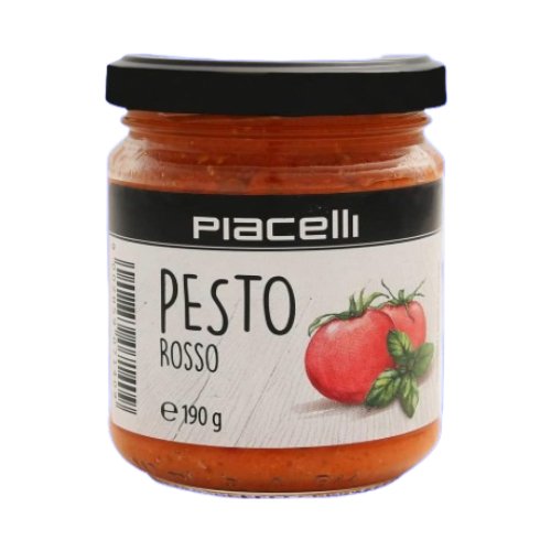 Piacelli Pesto Sauce Rosso 190Gr - Eden's Market