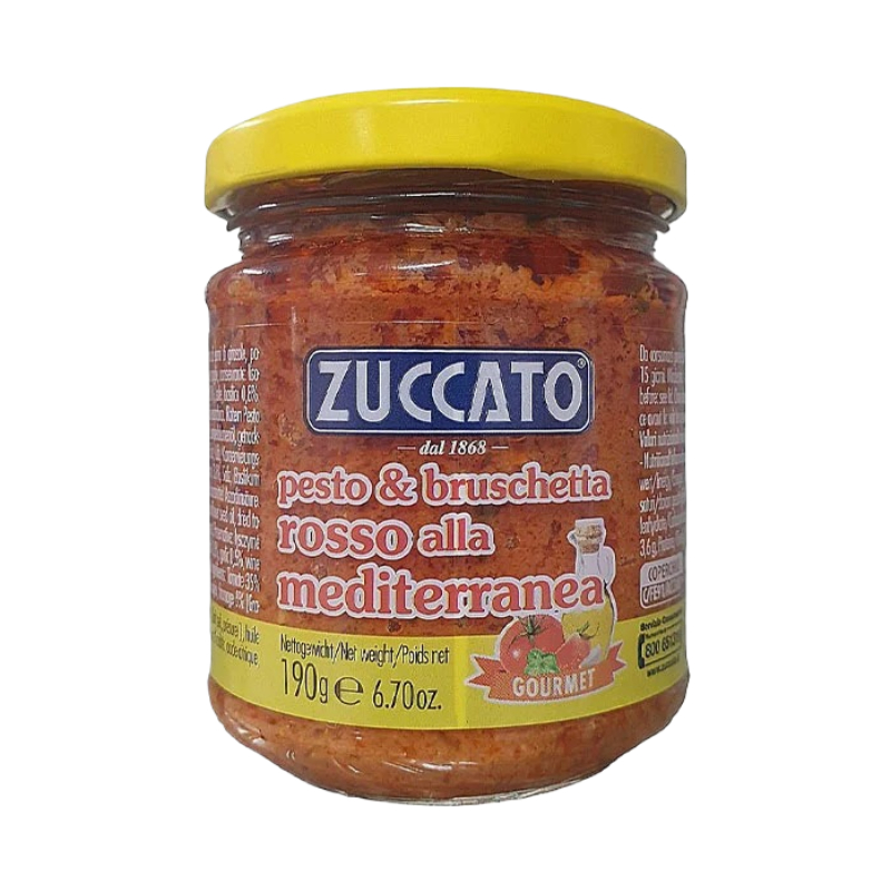 Zuccato Mediterranean Red Pesto 190Gr - Eden's Market