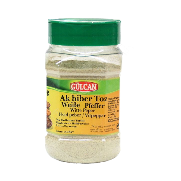 Gulcan Spice White Pepper Powder 200Gr - Eden's Market